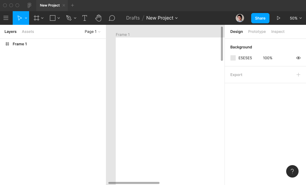 Animation showing how to access NDS components in Figma