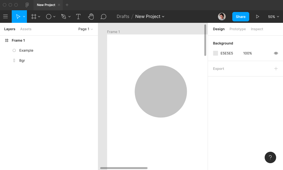 Animation showing how to use NDS colour, and shadow styles in Figma